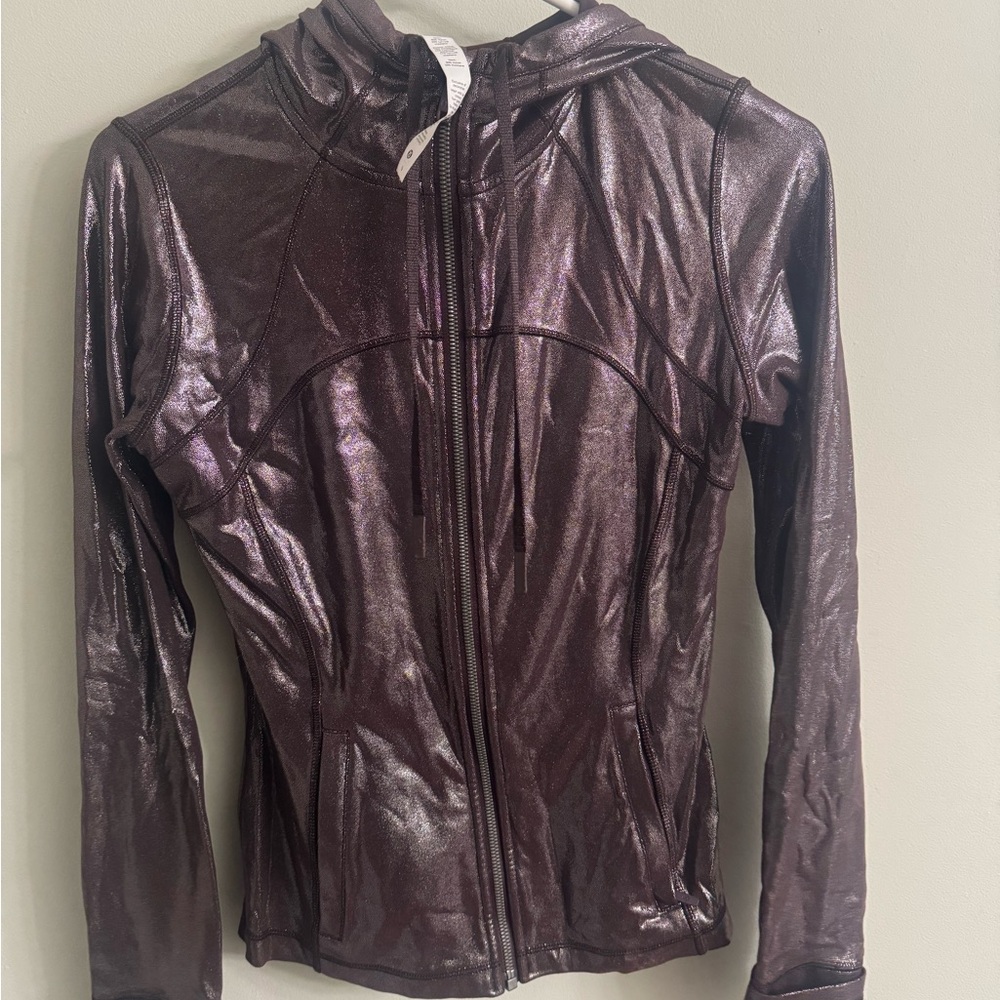 Lululemon Athletica Metallic Brown Jacket
